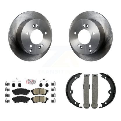 Kit de plaquettes en céramique et de patins de frein de stationnement, Rotors à disque arrière, pour Lexus IS250