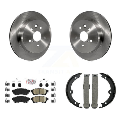 Kit de plaquettes en céramique et de freins de stationnement, Rotors à disque arrière, pour Lexus IS350 IS250