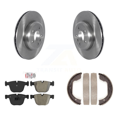 Kit de plaquettes semi-métalliques et de chaussures de stationnement pour disques arrière, pour BMW 535i GT xDrive