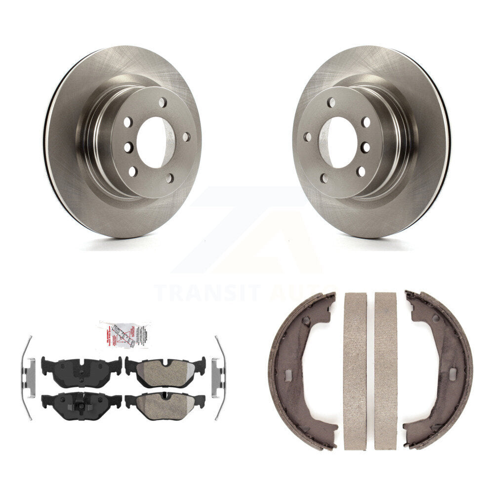 Kit de plaquettes semi-métalliques et de chaussures de stationnement pour disques arrière, pour BMW 128 de 2008 à 2013