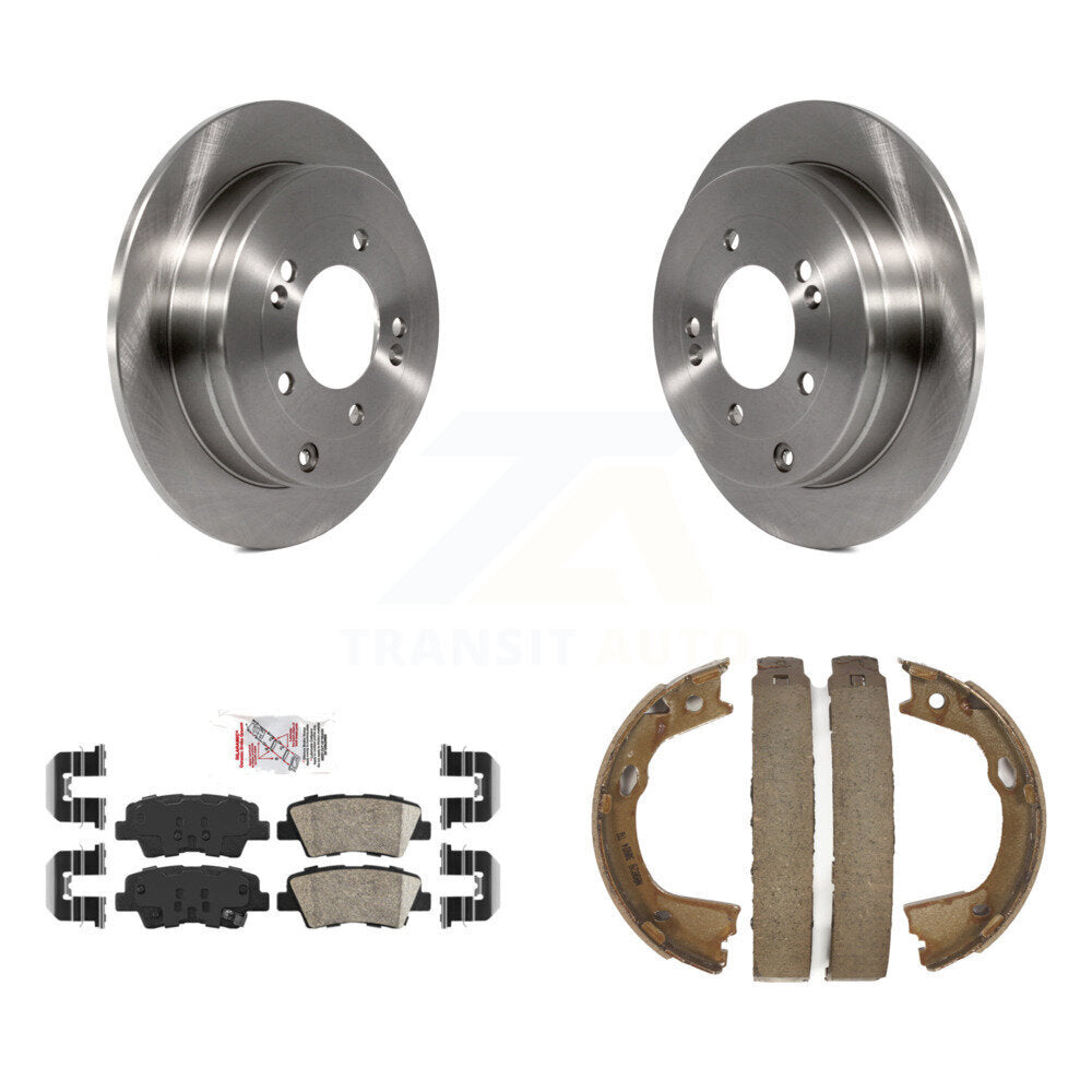 Kit de chaussures de stationnement avec plaquettes en céramique, Rotors à disque arrière, pour 10 Hyundai Azera à 07 06 0