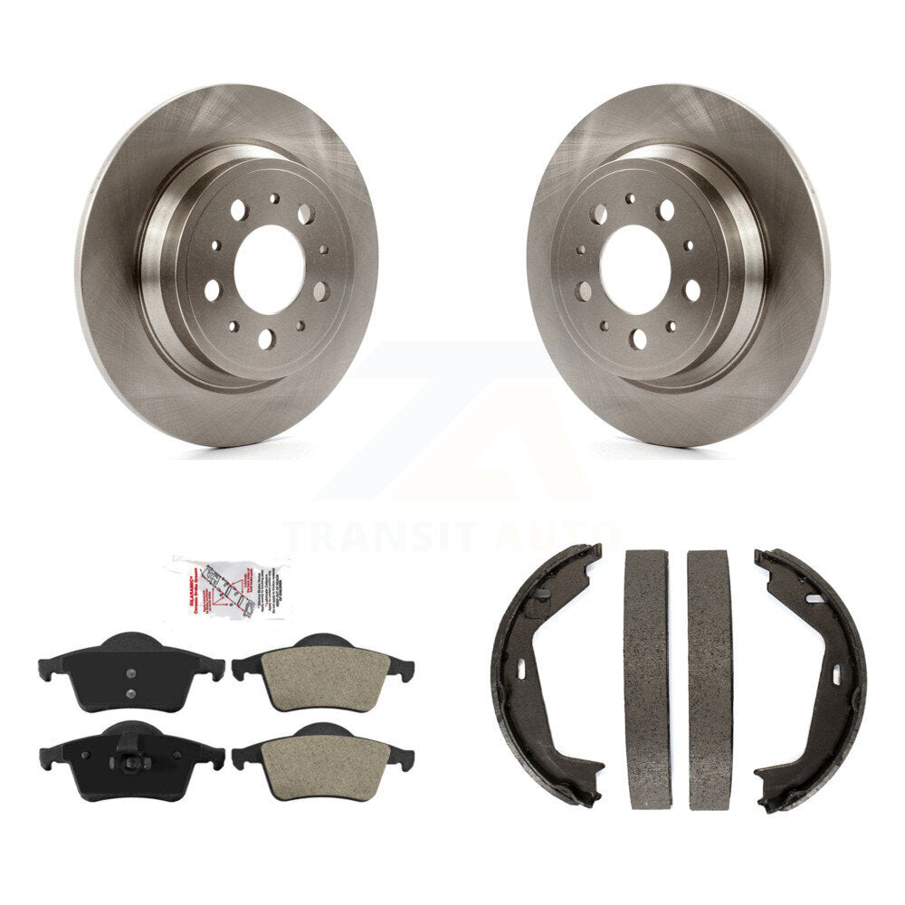 Kit de plaquettes semi-métalliques et de freins de stationnement pour disques arrière, pour Volvo XC70 S8