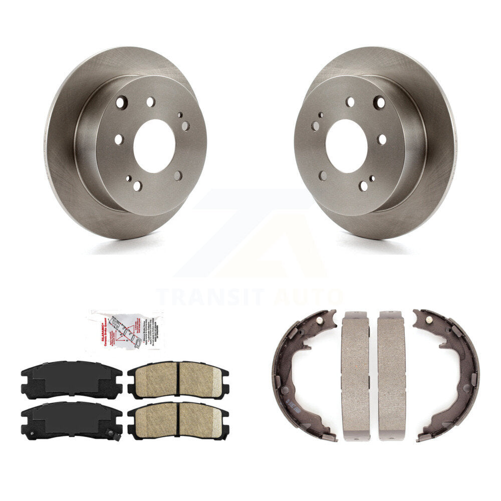 Kit de plaquettes en céramique et de chaussures de stationnement pour Rotors de disque arrière, pour Mitsubishi Eclipse Galant
