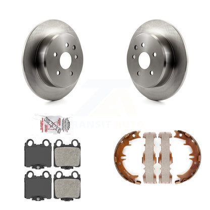 Kit de plaquettes semi-métalliques et de chaussures de stationnement pour rotors de disque arrière, pour Lexus SC430 IS300