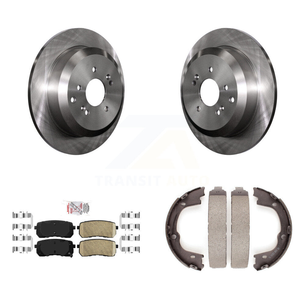 Kit de plaquettes en céramique et de chaussures de stationnement pour disques arrière, Rotors, pour Hyundai Veracru 2007 – 2012