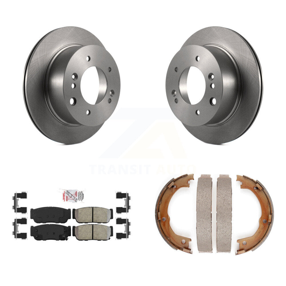 Kit de chaussures de stationnement avec disques semi-métalliques, Rotors à disque arrière, pour Kia Sorento 2003 – 2006