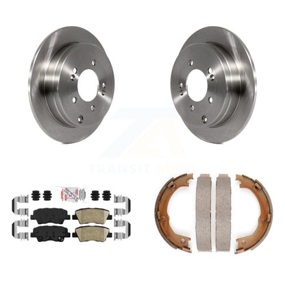 Kit de plaquettes en céramique et de freins de stationnement, Rotors à disque arrière, pour Kia Amant 2007 – 2009