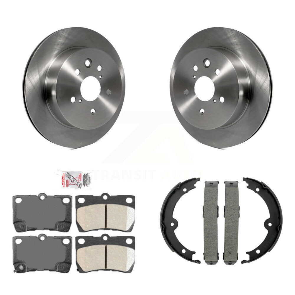 Kit de plaquettes en céramique et de chaussures de stationnement pour Rotors à disque arrière, pour Lexus IS250 IS350 GS350