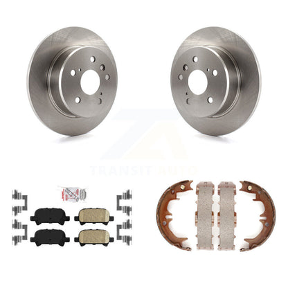 Kit de plaquettes en céramique et de chaussures de stationnement pour rotors de disque arrière, pour Toyota Avalon 2000 – 2004