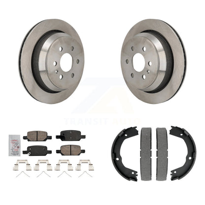Kit de chaussures de frein de stationnement, Rotors à disque arrière, plaquettes en céramique, pour Chevrolet Colorado GM
