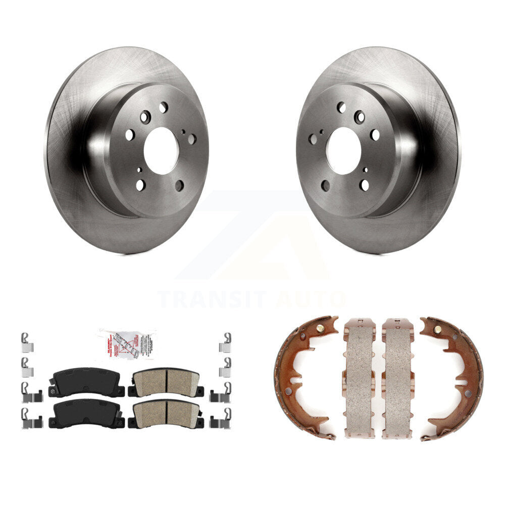 Kit de plaquettes en céramique et de chaussures de stationnement, Rotors à disque arrière, pour Lexus Toyota Camry RX30