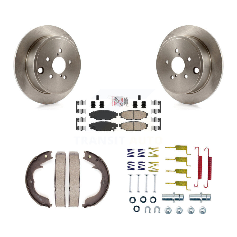 Kit de chaussures de stationnement et de quincaillerie, Rotors à disque arrière, tampons en céramique, pour Subaru Outback