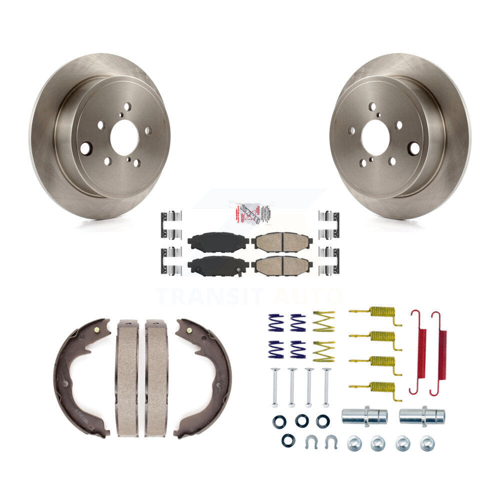Kit de chaussures de stationnement et de quincaillerie, Rotors à disque arrière, tampons en céramique, pour Subaru Outback