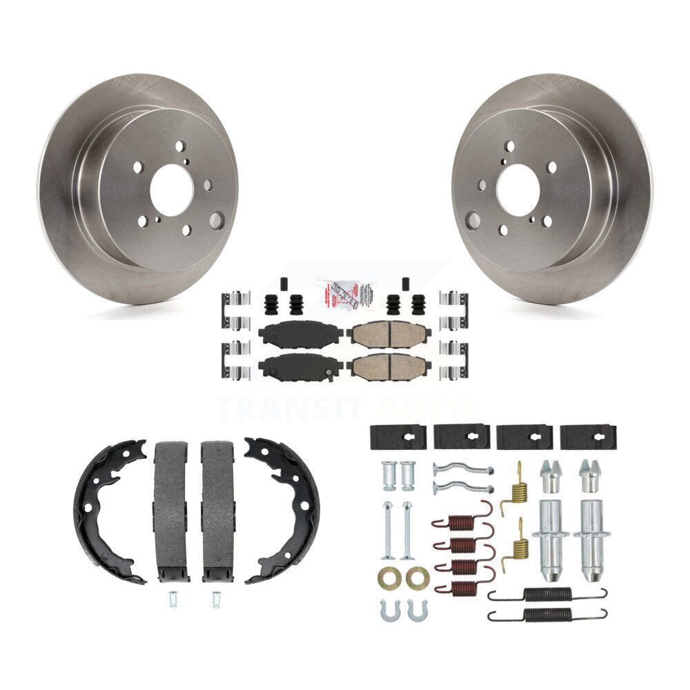 Kit de quincaillerie pour chaussures de stationnement, Rotors à disque arrière, tampons en céramique, pour Subaru Crosstrek X