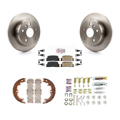 Kit de quincaillerie pour chaussures de stationnement, Rotors à disque arrière, tampons en céramique, pour Toyota Camry Lexus