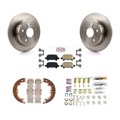Kit de matériel de chaussures de stationnement, Rotors à disque arrière, tampons en céramique, pour Toyota Camry solaire
