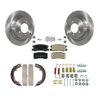 Kit de quincaillerie pour chaussures de stationnement, Rotors à disque arrière, tampons en céramique, pour Jeep Patriot Dodge