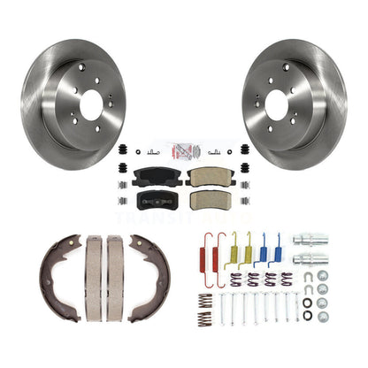 Kit de quincaillerie pour chaussures de stationnement, Rotors à disque arrière, tampons en céramique, pour Mitsubishi Endeavo