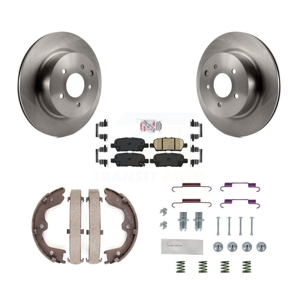 Kit de quincaillerie pour chaussures de stationnement, Rotors à disque arrière, tampons en céramique, pour Nissan Maxima QX50