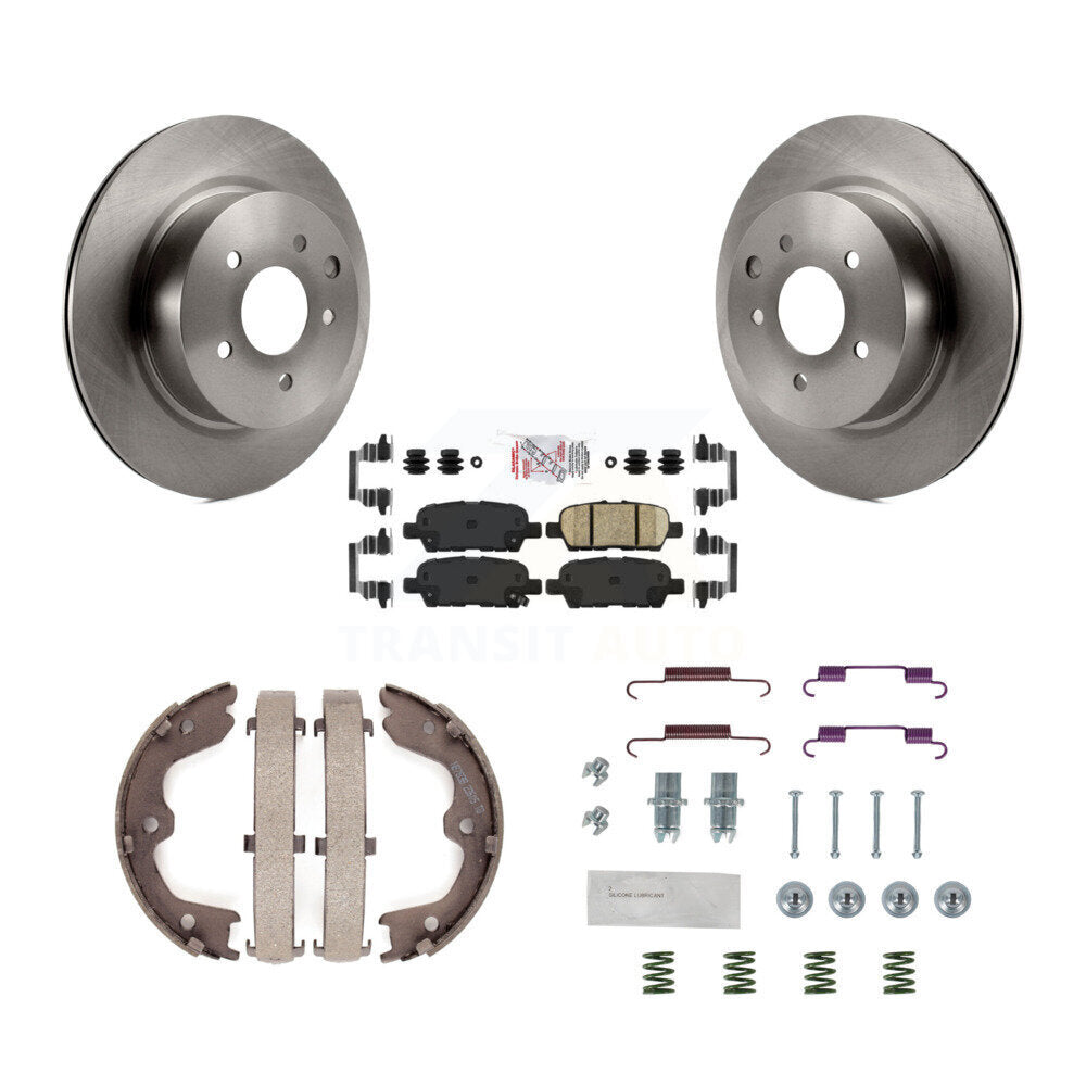 Kit de quincaillerie pour chaussures de stationnement, Rotors à disque arrière, tampons en céramique, pour Nissan Maxima QX50