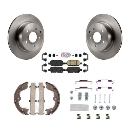 Kit de quincaillerie pour chaussures de stationnement, Rotors à disque arrière, tampons en céramique, pour Nissan Maxima QX50