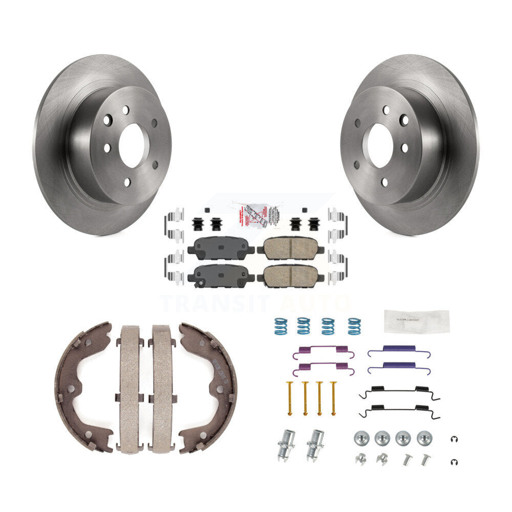 Kit de quincaillerie pour chaussures de stationnement, Rotors à disque arrière, tampons en céramique, pour Nissan Altim 07-09