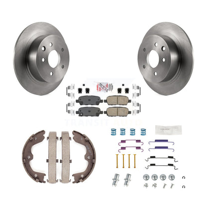 Kit de quincaillerie pour chaussures de stationnement, Rotors à disque arrière, tampons en céramique, pour Nissan Altim 07-09