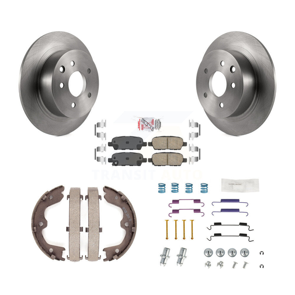 Kit de quincaillerie pour chaussures de stationnement, Rotors à disque arrière, tampons en céramique, pour Nissan Altim 07-09