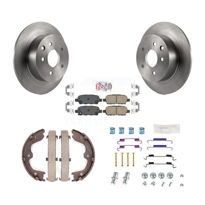 Kit de quincaillerie pour chaussures de stationnement, Rotors à disque arrière, tampons en céramique, pour Nissan Altim 07-09