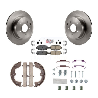 Kit de chaussures de stationnement et de matériel de stationnement, Rotors à disque arrière, plaquettes en céramique, pour INFINITI EX35 M3
