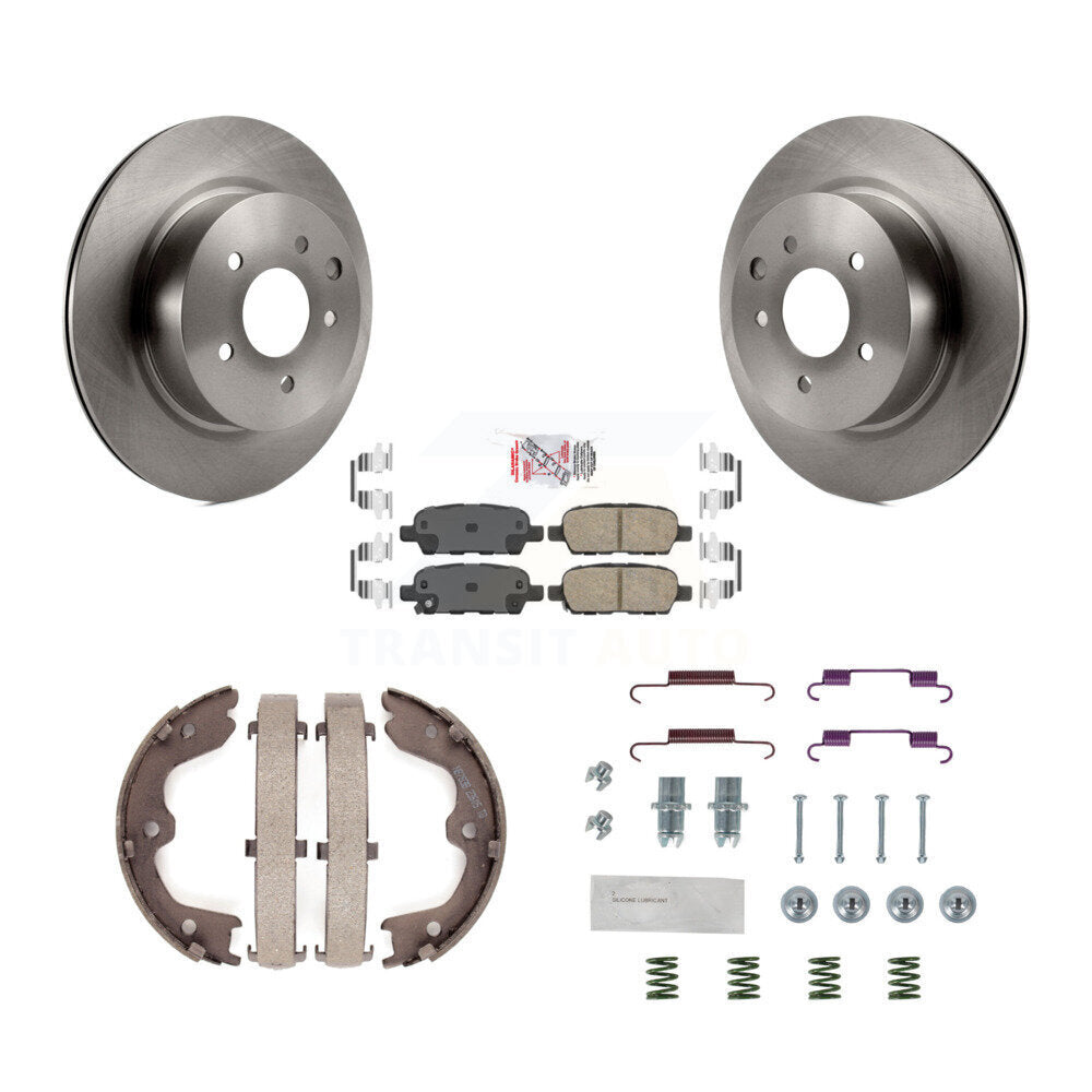 Kit de chaussures de stationnement et de matériel de stationnement, Rotors à disque arrière, plaquettes en céramique, pour INFINITI EX35 M3