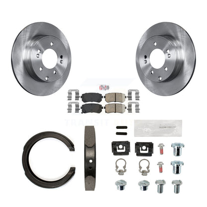 Kit de quincaillerie pour chaussures de stationnement, Rotors à disque arrière, tampons en céramique, pour Hyundai Tucson Kia