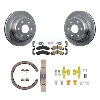 Kit de quincaillerie pour chaussures de stationnement, Rotors à disque arrière, tampons en céramique, pour Chevrolet GMC 1500