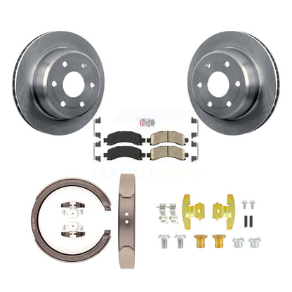 Kit de quincaillerie pour chaussures de stationnement, Rotors à disque arrière, tampons en céramique, pour Chevrolet GMC 1500