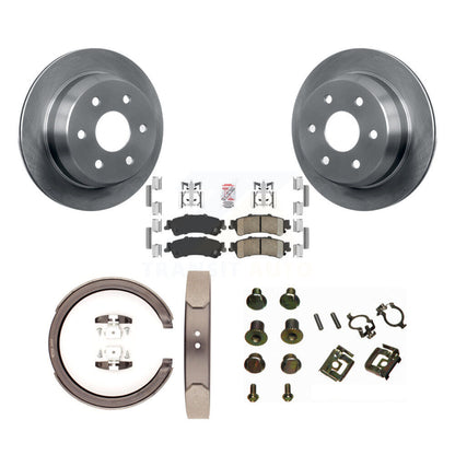 Kit de quincaillerie pour chaussures de stationnement, Rotors à disque arrière, tampons en céramique, pour Chevrolet GMC 1500