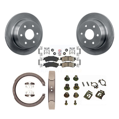 Kit de quincaillerie pour chaussures de stationnement, Rotors à disque arrière, tampons en céramique, pour Chevrolet GMC 1500