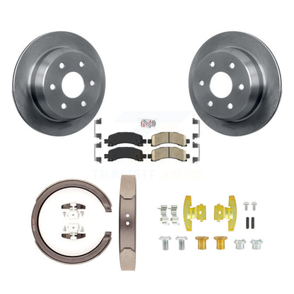 Kit de quincaillerie pour chaussures de stationnement, Rotors à disque arrière, tampons en céramique, pour Chevrolet Avalanch