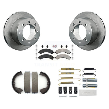 Kit de quincaillerie pour chaussures de stationnement, Rotors à disque arrière, plaquettes semi-métalliques, pour Chevrolet GM