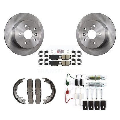 Kit de quincaillerie pour chaussures de stationnement, Rotors à disque arrière, tampons en céramique, pour Toyota Camry Lexus