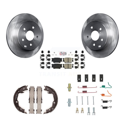 Kit de chaussures de stationnement et de matériel de stationnement, Rotors à disque arrière, tampons en céramique, pour Toyota RAV4 Lexu