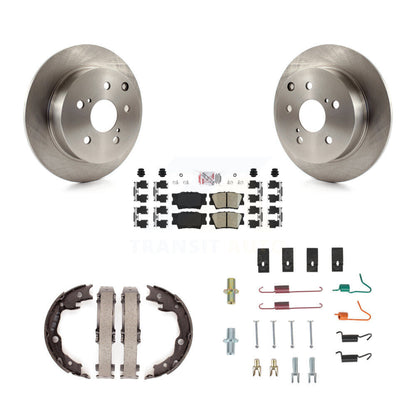 Kit de quincaillerie pour chaussures de stationnement, Rotors à disque arrière, tampons en céramique, pour Toyota Matrix Vibe