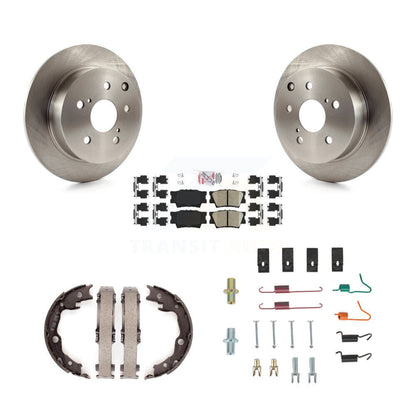 Kit de quincaillerie pour chaussures de stationnement, Rotors à disque arrière, tampons en céramique, pour Toyota Matrix Vibe