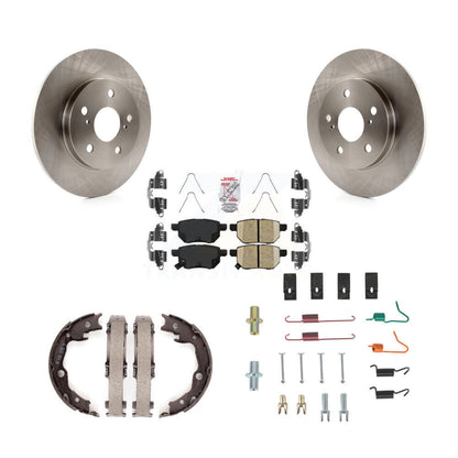 Kit de quincaillerie pour chaussures de stationnement, Rotors à disque arrière, tampons en céramique, pour Toyota Matrix Vibe