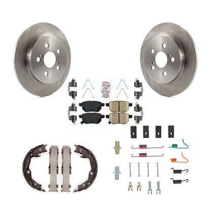 Kit de quincaillerie pour chaussures de stationnement, Rotors à disque arrière, tampons en céramique, pour Toyota Matrix Vibe