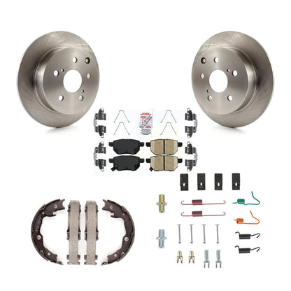 Kit de chaussures de stationnement et de matériel de stationnement, Rotors à disque arrière, plaquettes en céramique, pour Toyota Matrix XR