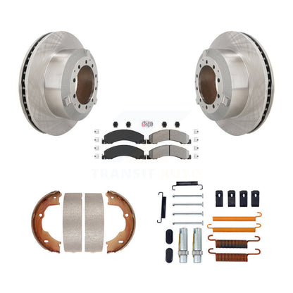 Kit de quincaillerie pour chaussures de stationnement, Rotors à disque arrière, plaquettes semi-métalliques, pour Ram Dodge 45