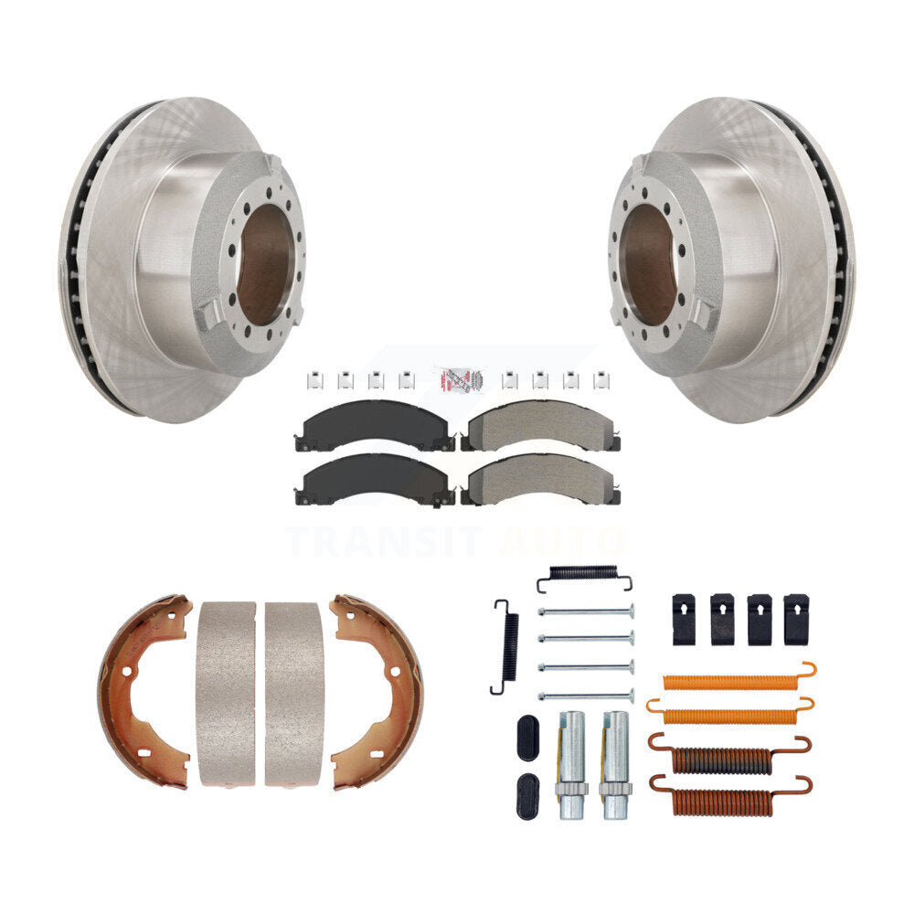 Kit de quincaillerie pour chaussures de stationnement, Rotors à disque arrière, plaquettes semi-métalliques, pour Ram Dodge 45