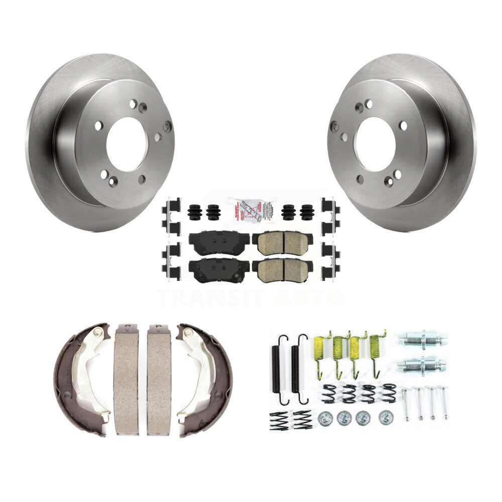 Kit de quincaillerie pour chaussures de stationnement, Rotors à disque arrière, tampons en céramique, pour Hyundai Sonata Kia