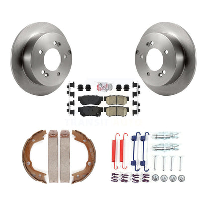 Kit de quincaillerie pour chaussures de stationnement, Rotors à disque arrière, tampons en céramique, pour Hyundai Tucson Kia