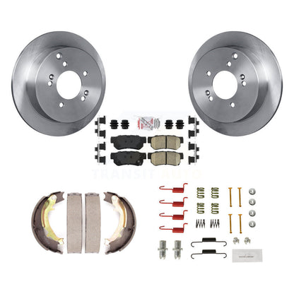 Kit de quincaillerie pour chaussures de stationnement, Rotors à disque arrière, tampons en céramique, pour Hyundai Tucson Kia